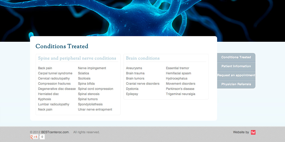 SACHS Conditions Page